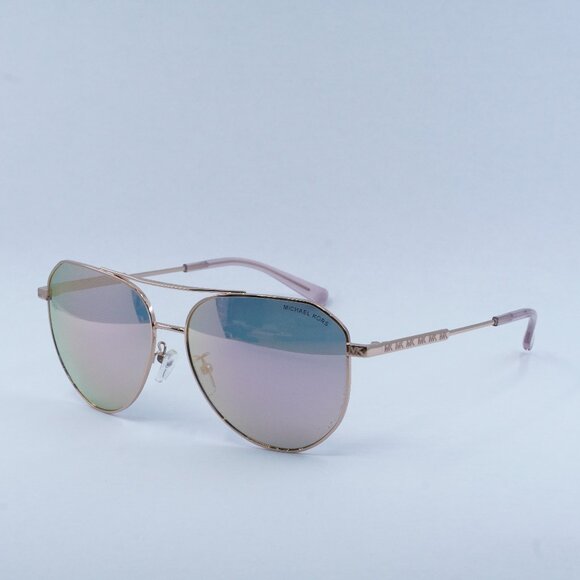 FINAL PRICE NEW MICHAEL KORS MK1109 11084Z ROSE GOLD/ PINK SUNGLASSES - Picture 9 of 10
